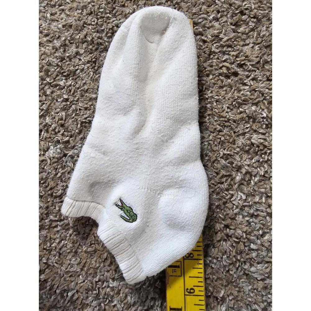 Lacoste Sport White Ankle Logo Socks Unisex SIZE UNKNOWN - Picture 5 of 5
